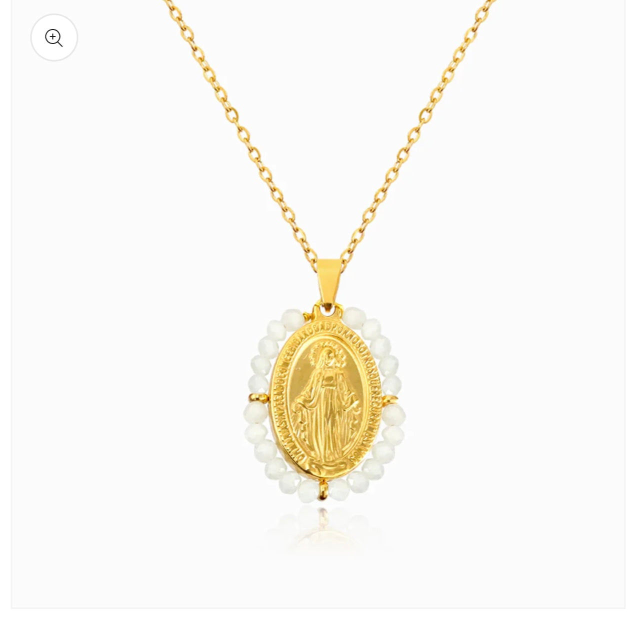 Colar Nossa Senhora com Pérolas